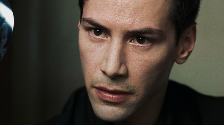 Keanu Reeves as Neo in The Matrix