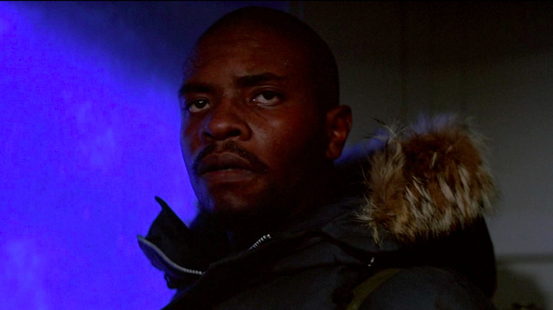 Keith David stands in the doorway in The Thing