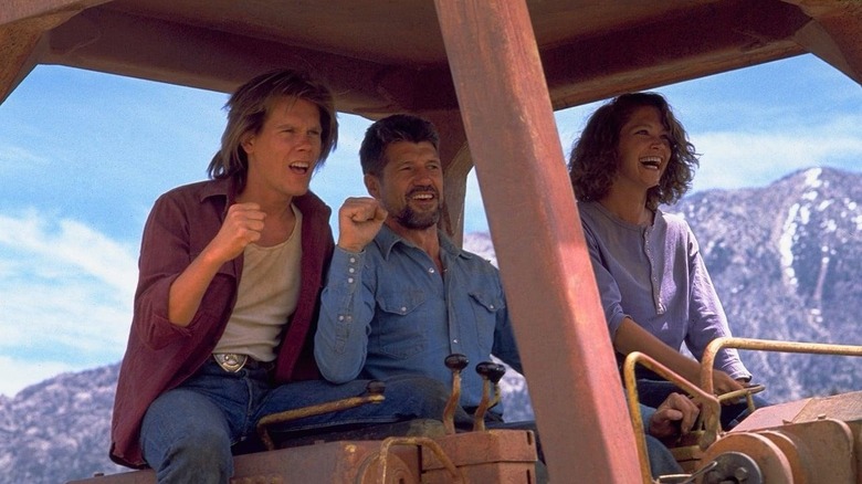 Tremors Kevin Bacon bulldozer scene