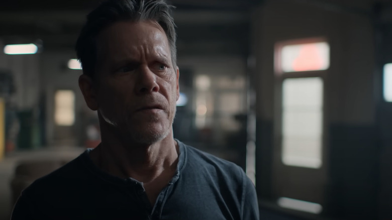 Kevin Bacon as Hub looking distressed in The Bondsman