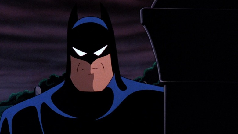 Batman visits cemetery in the episode, 