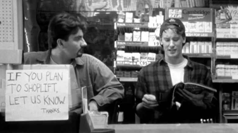 Dante and Randal at the Quick Stop in "Clerks"