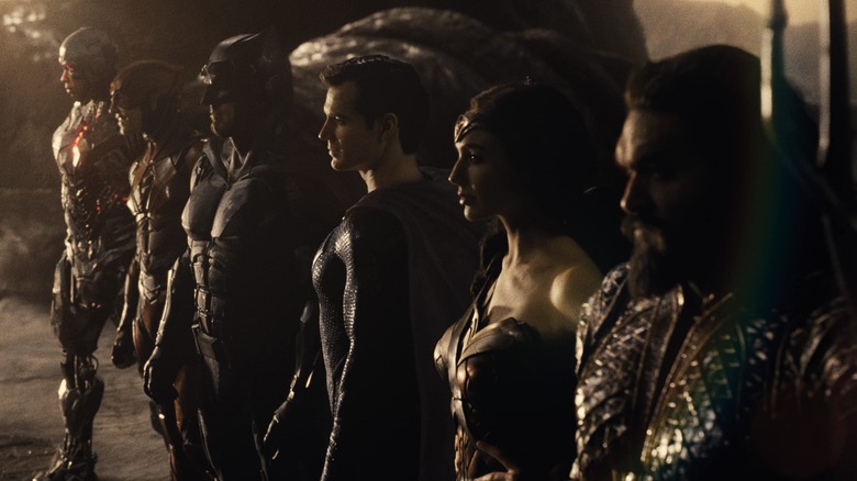 The Justice League from Zack Snyder's Justice League