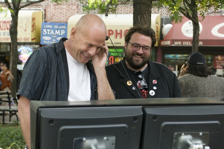 Kevin Smith and Bruce Willis