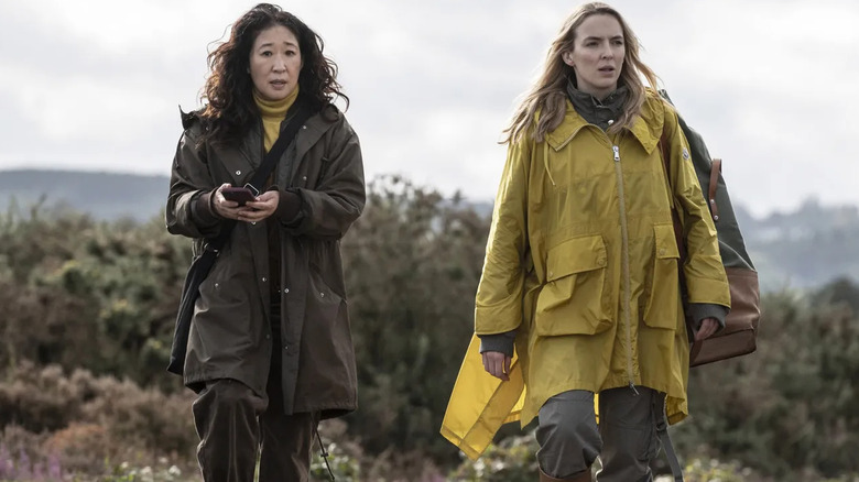 Sandra Oh and Jodie Comer