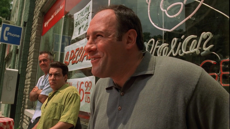 Tony Sirico, James Gandolfini, and Steven Van Zandt in The Sopranos