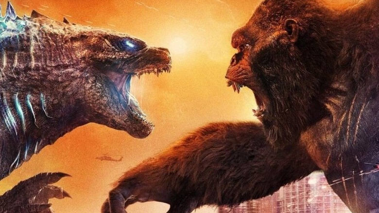 Godzilla and Kong face off