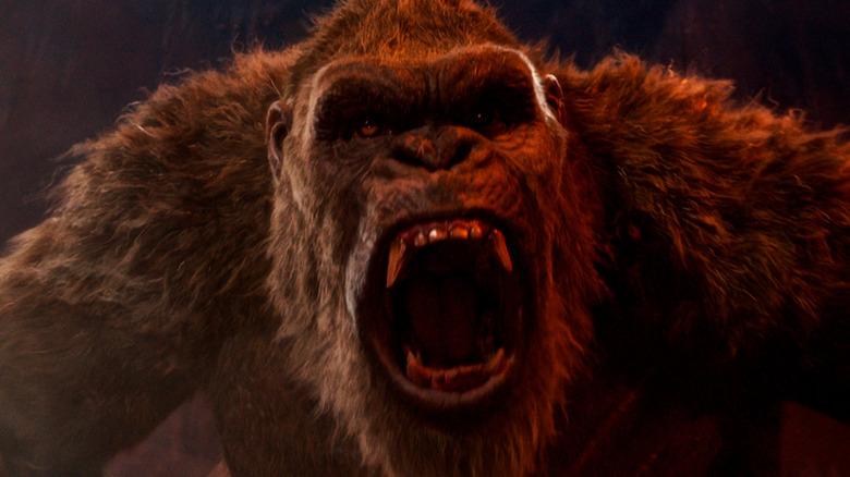 King Kong yelling from Godzilla vs. Kong