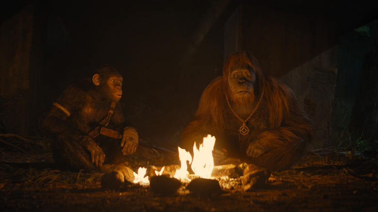 Kingdom of the Planet of the Apes noa raka fire