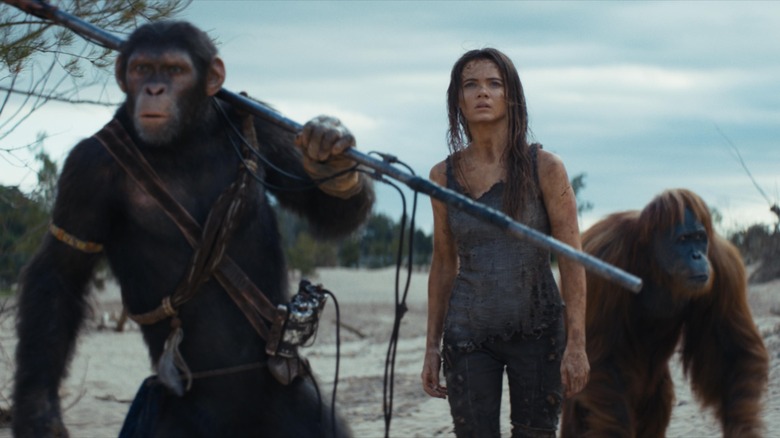 Kingdom of the Planet of the Apes Owen Teague Freya Allan