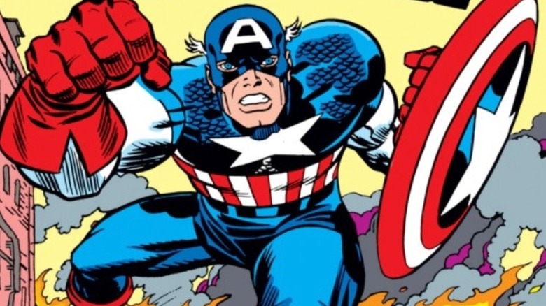 Jack Kirby Captain America 193 Madbomb cover