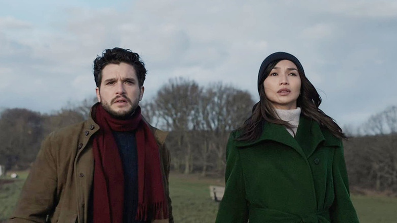 Kit Harington and Gemma Chan in Eternals
