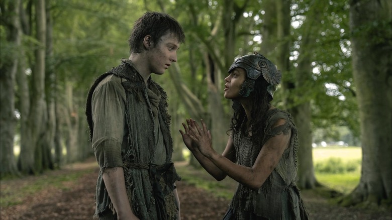 A young Dunk and his friend Rafe discuss the Blackfyre rebellion in A Knight of the Seven Kingdoms