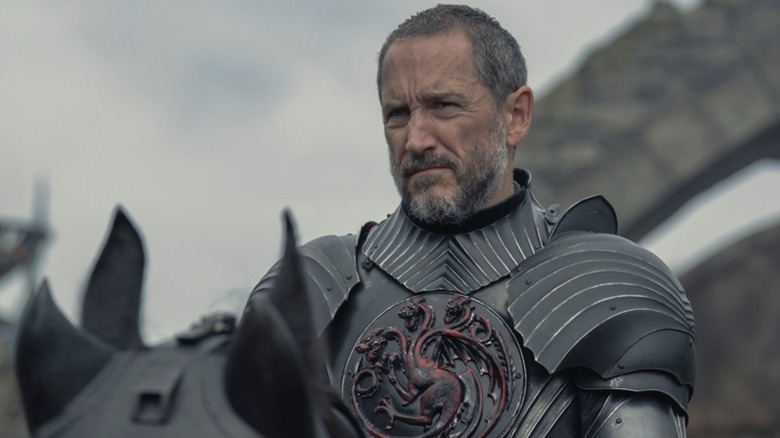 Baelor looks worried right before tragedy strikes in A Knight of the Seven Kingdoms