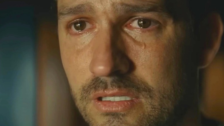 Andrew cries