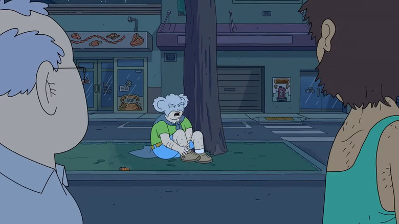 Koala Man hurt ankle