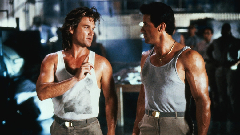 Kurt Russell and Sylvester Stallone as Unsempled Cops in Tango & Cash