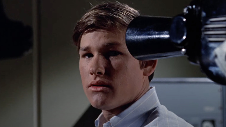 Dexter Riley looking worried in The Computer Wore Tennis Shoes