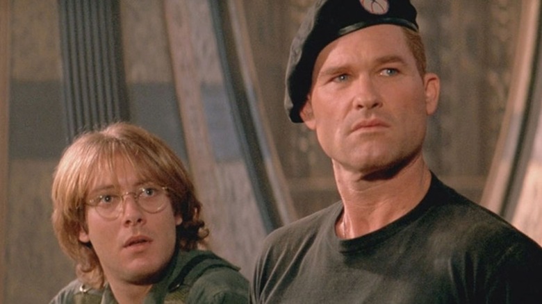 James Spader and Kurt Russell in Stargate