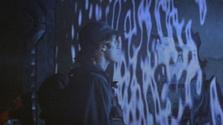 James Spader's Daniel Jackson passes through the portal in Stargate