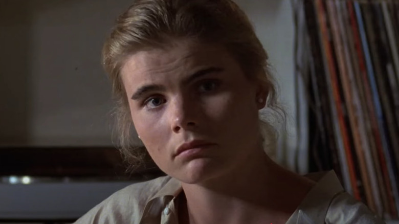 Mariel Hemingway as Christine looking concerned in The Mean Season