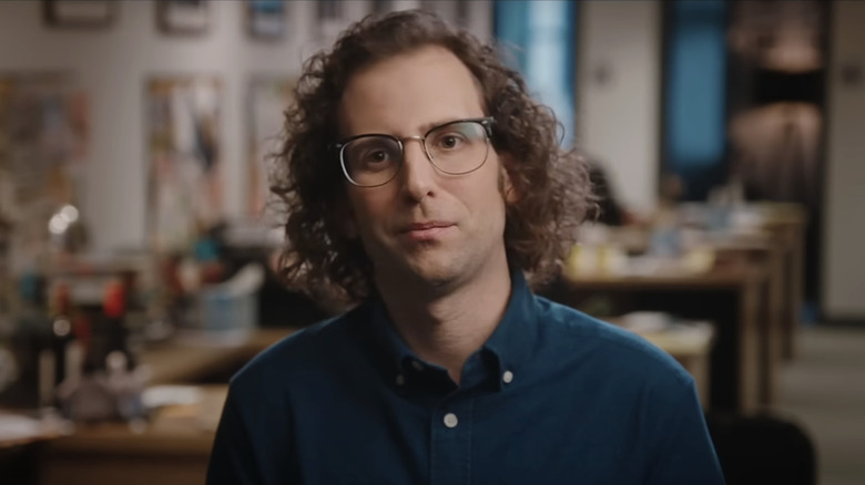 Kyle Mooney sits down for an interview on Saturday Night LIve