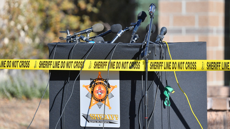 Rust Press Conference Podium