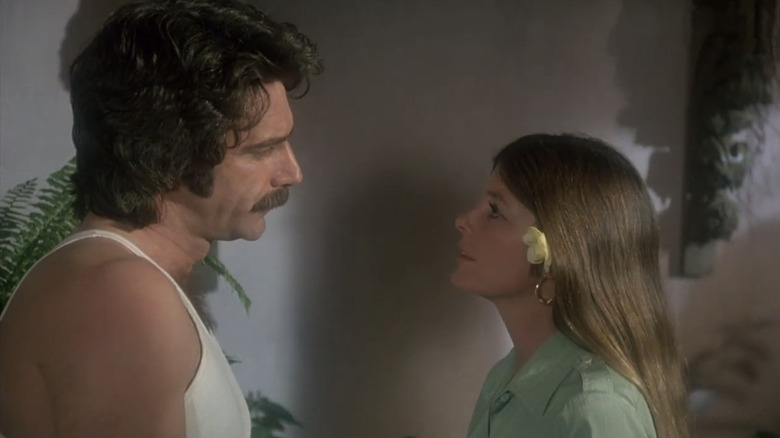 Sam Elliott's Pete Danner stands opposite Katharine Ross' Maggie Walsh in The Legacy