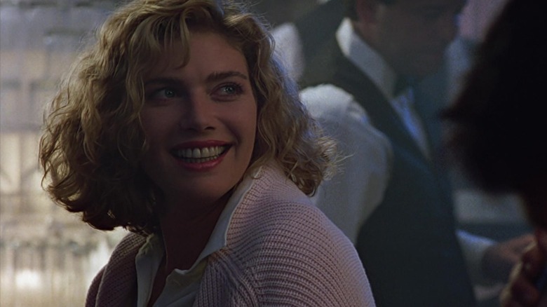 Charlie smiling in Top Gun