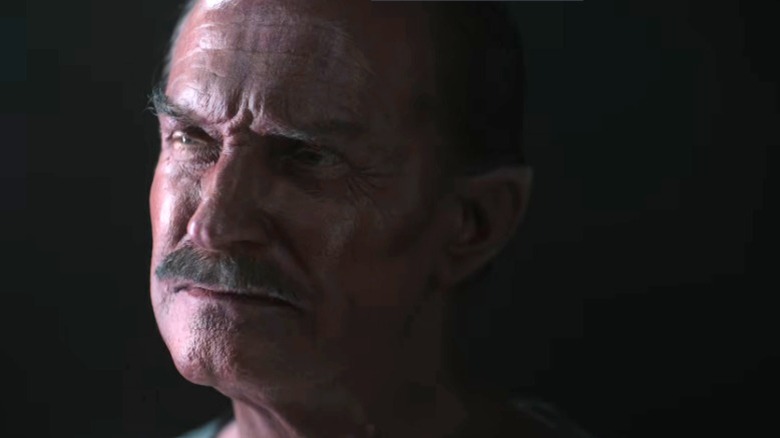 Sinestro in a jail cell in Lanterns