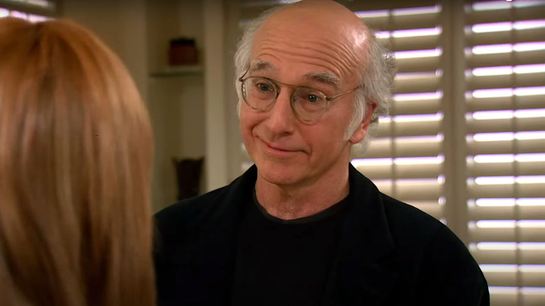 Larry David looks skeptical on Curb Your Enthusiasm