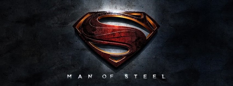 Man of Steel logo Superman