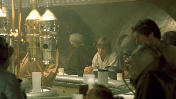 star wars cantina scene rough cut