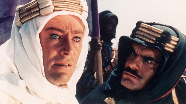 Peter O'Toole and Omar Sharif in Lawrence of Arabia