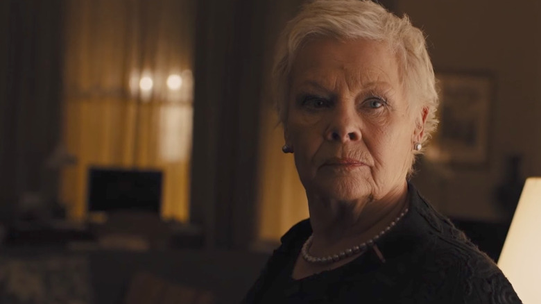 Judi Dench as M in Skyfall