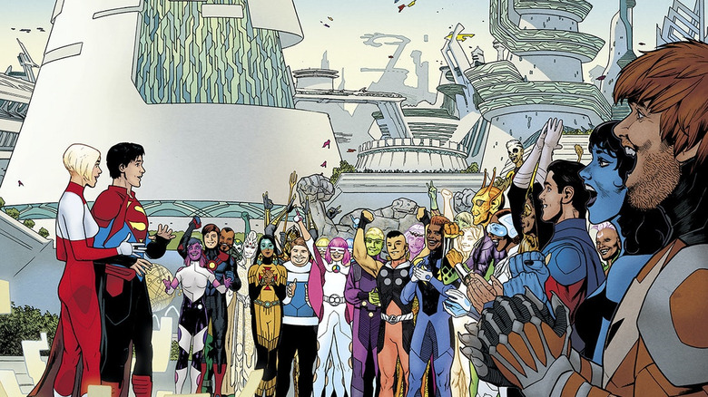 Image from Brian Michael Bendis' Legion of Super-Heroes Vol. 1: Millennium