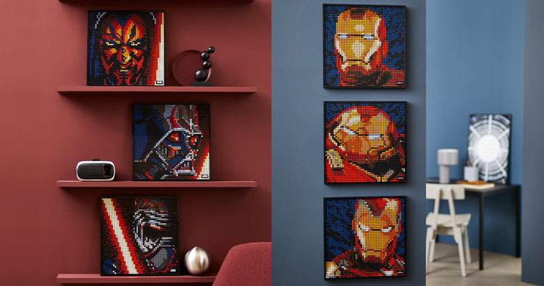 Cool Stuff: New Art Let Build Pop Culture Portraits Of Darth Vader, Iron Man More