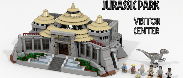 LEGO Jurassic Park visitor center