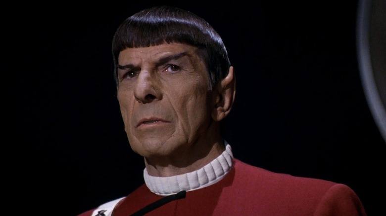 Spock, stoic in Star Trek VI: The Undiscovered Country