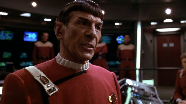 Spock taking command of the Enterprise in Star Trek VI: The Undiscovered Country
