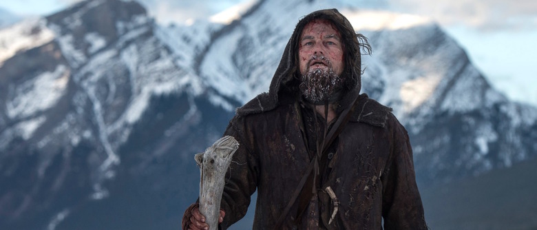 Leonardo DiCaprio in The Revenant