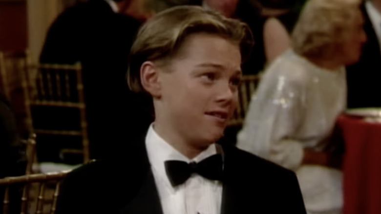 Leonardo DiCaprio as Luke Brower wearing a tuxedo in Growing Pains