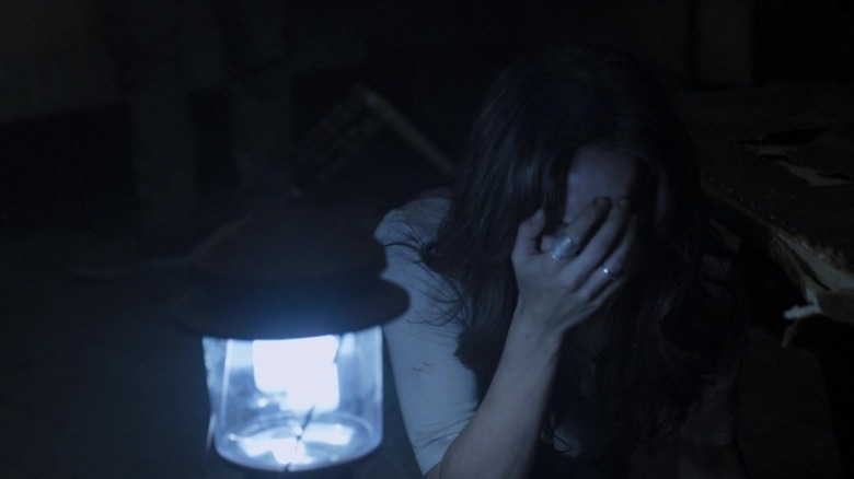 Stephanie Bennett as Sophie regretting her choices in Leprechaun: Origins