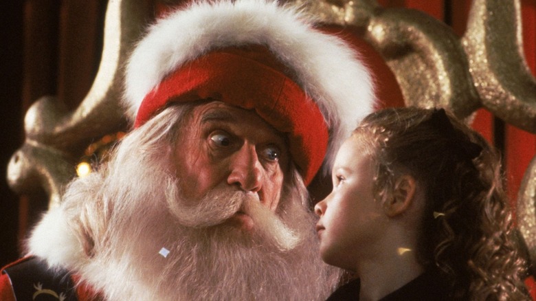 Leslie Nielsen and Thora Birch in All I Want for Christmas