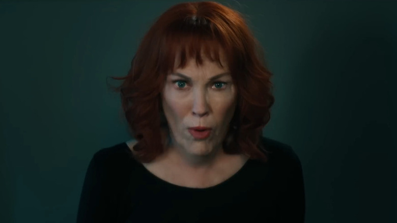 Delia Deetz talking in Beetlejuice 2