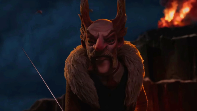 Volpe angry in Pinocchio