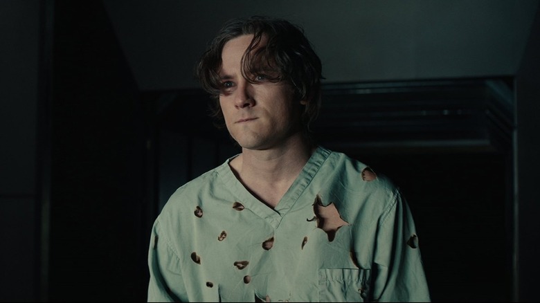 Lewis Pullman as Bob in tattered clothes in Thunderbolts
