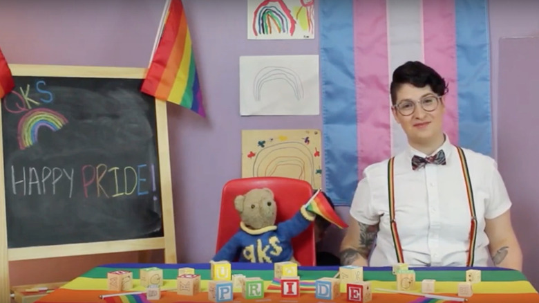Lindz Amer of Queer Kid Stuff