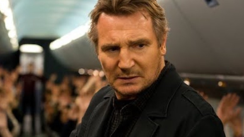 Bill Marks on a plane