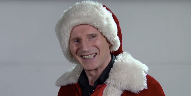 Liam Neeson Santa Claus Audition